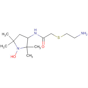 Molecular Structure of 139915-42-7 (1-Pyrrolidinyloxy,
3-[[[(2-aminoethyl)thio]acetyl]amino]-2,2,5,5-tetramethyl-)