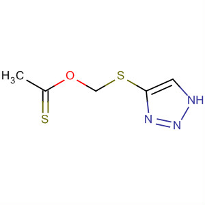 Molecular Structure of 140128-01-4 (Ethanethioic acid, S-[(1H-1,2,3-triazol-4-ylthio)methyl] ester)