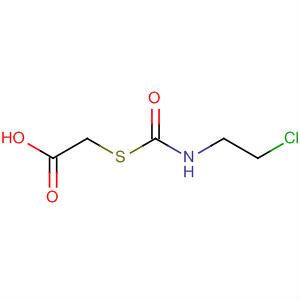 Molecular Structure of 140156-05-4 (Acetic acid, [[[(2-chloroethyl)amino]carbonyl]thio]-)