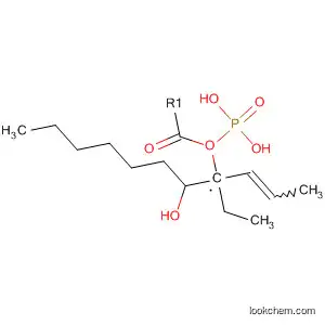 Molecular Structure of 140172-71-0 (Phosphonic acid, [2-hydroxy-1-(1-propenyl)hexyl]-, diethyl ester)