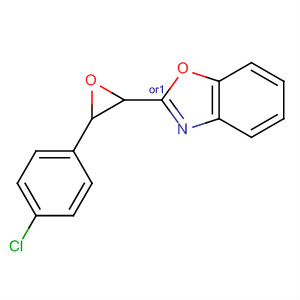 Molecular Structure of 140230-32-6 (Benzoxazole, 2-[3-(4-chlorophenyl)oxiranyl]-, cis-)