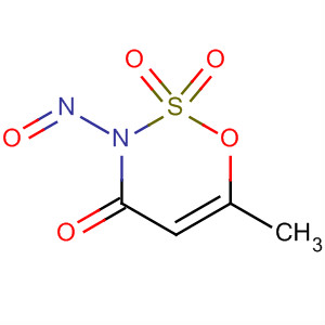 Molecular Structure of 140375-44-6 (1,2,3-Oxathiazin-4(3H)-one, 6-methyl-3-nitroso-, 2,2-dioxide)