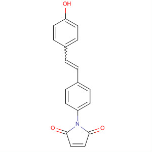 Molecular Structure of 140380-40-1 (1H-Pyrrole-2,5-dione, 1-[4-[2-(4-hydroxyphenyl)ethenyl]phenyl]-)