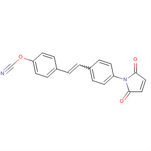 Molecular Structure of 140380-41-2 (Cyanic acid,
4-[2-[4-(2,5-dihydro-2,5-dioxo-1H-pyrrol-1-yl)phenyl]ethenyl]phenyl ester)