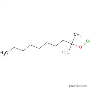 Molecular Structure of 140650-96-0 (Hypochlorous acid, 1,1-dimethylnonyl ester)