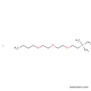 Molecular Structure of 140679-36-3 (Ethanaminium, 2-[2-(2-butoxyethoxy)ethoxy]-N,N,N-trimethyl-, iodide)