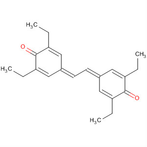 Molecular Structure of 140681-18-1 (2,5-Cyclohexadien-1-one, 4,4'-(1,2-ethanediylidene)bis[2,6-diethyl-)