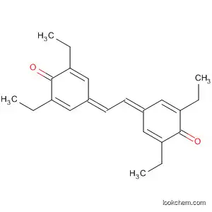 Molecular Structure of 140681-18-1 (2,5-Cyclohexadien-1-one, 4,4'-(1,2-ethanediylidene)bis[2,6-diethyl-)