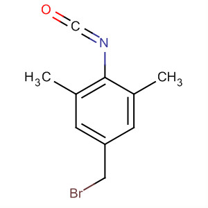 Molecular Structure of 140682-60-6 (Benzene, 5-(bromomethyl)-2-isocyanato-1,3-dimethyl-)