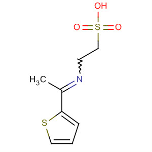 Molecular Structure of 141096-82-4 (Ethanesulfonic acid, 2-[[1-(2-thienyl)ethylidene]amino]-)