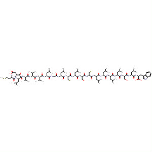 Molecular Structure of 141267-39-2 (L-Tryptophan,
L-methionyl-L-a-aspartyl-L-leucyl-L-valyl-L-valyl-L-valyl-L-leucylglycyl-L-leuc
yl-L-cysteinyl-L-leucyl-L-seryl-L-cysteinyl-L-leucyl-L-leucyl-L-leucyl-L-leucyl-L
-seryl-L-leucyl-)