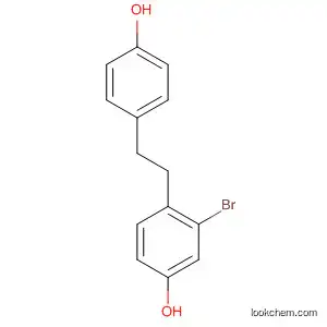 Molecular Structure of 141504-13-4 (Phenol, 3-bromo-4-[2-(4-hydroxyphenyl)ethyl]-)