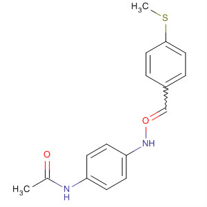 Molecular Structure of 141691-08-9 (Acetamide, N-[4-[[[4-(methylthio)phenyl]methylene]oxidoamino]phenyl]-,
(Z)-)