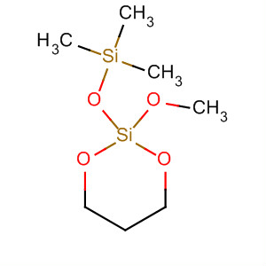 Molecular Structure of 142785-70-4 (1,3-Dioxa-2-silacyclohexane, 2-methoxy-2-[(trimethylsilyl)oxy]-)