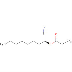 Molecular Structure of 154916-06-0 (Nonanenitrile, 2-(1-oxopropoxy)-, (S)-)