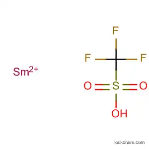 Molecular Structure of 156497-85-7 (Methanesulfonic acid, trifluoro-, samarium(2+) salt)