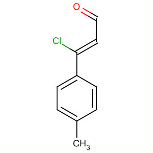 Molecular Structure of 161891-25-4 (2-Propenal, 3-chloro-3-(4-methylphenyl)-, (Z)-)