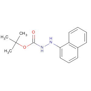 Molecular Structure of 166974-91-0 (Hydrazinecarboxylic acid, 2-(1-naphthalenyl)-, 1,1-dimethylethyl ester)