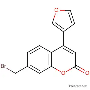 2H-1-Benzopyran-2-one, 7-(bromomethyl)-4-(3-furanyl)-