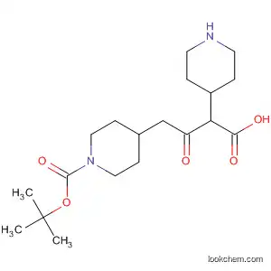 Molecular Structure of 168892-59-9 (4-Piperidineacetic acid,
1-[[1-[(1,1-dimethylethoxy)carbonyl]-4-piperidinyl]acetyl]-)
