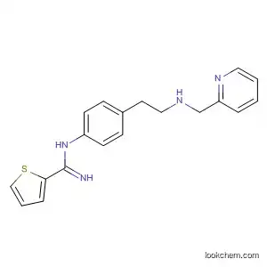 2-Thiophenecarboximidamide,
N-[4-[2-[(2-pyridinylmethyl)amino]ethyl]phenyl]-