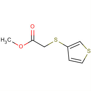 Molecular Structure of 1723-32-6 (Acetic acid, (3-thienylthio)-, methyl ester)