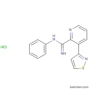 Molecular Structure of 172798-26-4 (2-Pyridinecarboximidamide, N-1,2-benzisothiazol-3-yl-,
monohydrochloride)