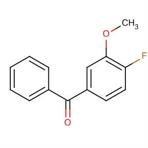 Molecular Structure of 178609-71-7 (Methanone, (4-fluoro-3-methoxyphenyl)phenyl-)