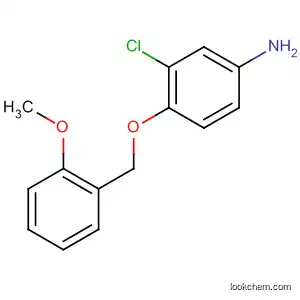 Molecular Structure of 179248-82-9 (Benzenamine, 3-chloro-4-[(2-methoxyphenyl)methoxy]-)