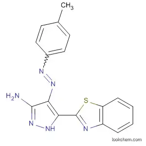 1H-Pyrazol-3-amine, 5-(2-benzothiazolyl)-4-[(4-methylphenyl)azo]-
