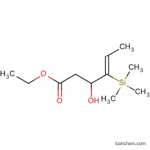 Molecular Structure of 180069-99-2 (4-Hexenoic acid, 3-hydroxy-4-(trimethylsilyl)-, ethyl ester, (Z)-)