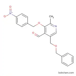 Molecular Structure of 182625-11-2 (4-Pyridinecarboxaldehyde,
2-methyl-3-[(4-nitrophenyl)methoxy]-5-[(phenylmethoxy)methyl]-)