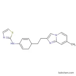 Molecular Structure of 183364-86-5 (2-Thiazolamine,
4,5-dihydro-N-[4-[2-(7-methylimidazo[1,2-a]pyridin-2-yl)ethyl]phenyl]-)