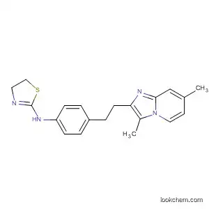2-Thiazolamine,
N-[4-[2-(3,7-dimethylimidazo[1,2-a]pyridin-2-yl)ethyl]phenyl]-4,5-dihydro
-
