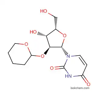 Molecular Structure of 19083-15-9 (Uridine, 2'-O-(tetrahydro-2H-pyran-2-yl)-, (R)-)