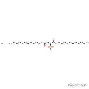 Molecular Structure of 51515-72-1 (Butanedioic acid, sulfo-, 1,4-diundecyl ester, sodium salt)