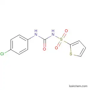 Molecular Structure of 53007-44-6 (2-Thiophenesulfonamide, N-[[(4-chlorophenyl)amino]carbonyl]-)