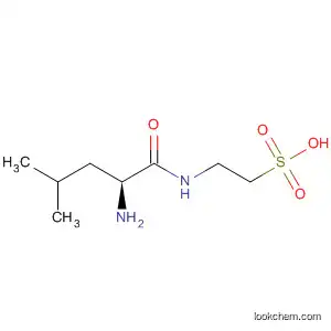Molecular Structure of 53329-40-1 (Ethanesulfonic acid, 2-[(2-amino-4-methyl-1-oxopentyl)amino]-, (S)-)