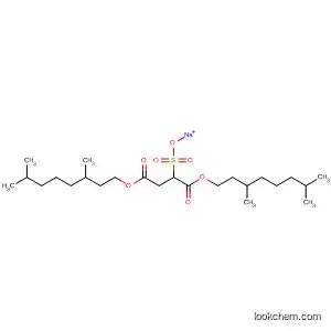 Molecular Structure of 66634-73-9 (Butanedioic acid, sulfo-, 1,4-bis(3,7-dimethyloctyl) ester, sodium salt)