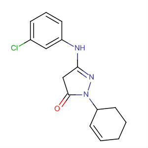 3H-Pyrazol-3-one, 5-[(3-chlorophenyl)amino]-2,4-dihydro-2-phenyl-
