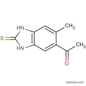 Molecular Structure of 73590-97-3 (Ethanone, 1-(2,3-dihydro-6-methyl-2-thioxo-1H-benzimidazol-5-yl)-)