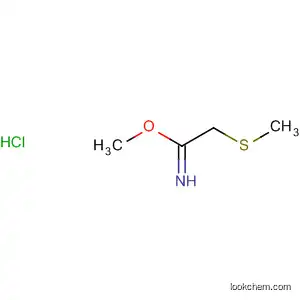 Molecular Structure of 74979-21-8 (Ethanimidic acid, 2-(methylthio)-, methyl ester, hydrochloride)