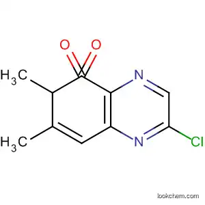 Molecular Structure of 7697-85-0 (5,8-Quinoxalinedione, 6-chloro-2,3-dimethyl-)