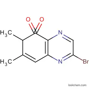 Molecular Structure of 7697-86-1 (5,8-Quinoxalinedione, 6-bromo-2,3-dimethyl-)