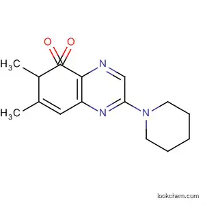 Molecular Structure of 7697-89-4 (5,8-Quinoxalinedione, 2,3-dimethyl-6-(1-piperidinyl)-)