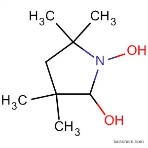 Molecular Structure of 78139-66-9 (1-Pyrrolidinyloxy, 5-hydroxy-2,2,4,4-tetramethyl-)
