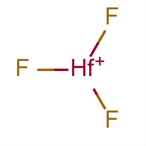 Molecular Structure of 79957-52-1 (Hafnium(1+), trifluoro-)