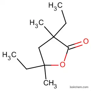 Molecular Structure of 85688-23-9 (2(3H)-Furanone, 3,5-diethyldihydro-3,5-dimethyl-)