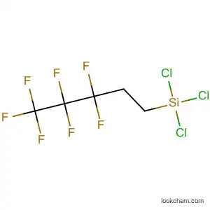 Molecular Structure of 866-24-0 (Silane, trichloro(3,3,4,4,5,5,5-heptafluoropentyl)-)
