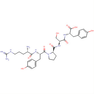Molecular Structure of 105129-05-3 (L-Tyrosine, L-arginyl-L-tyrosyl-L-prolyl-L-seryl-)